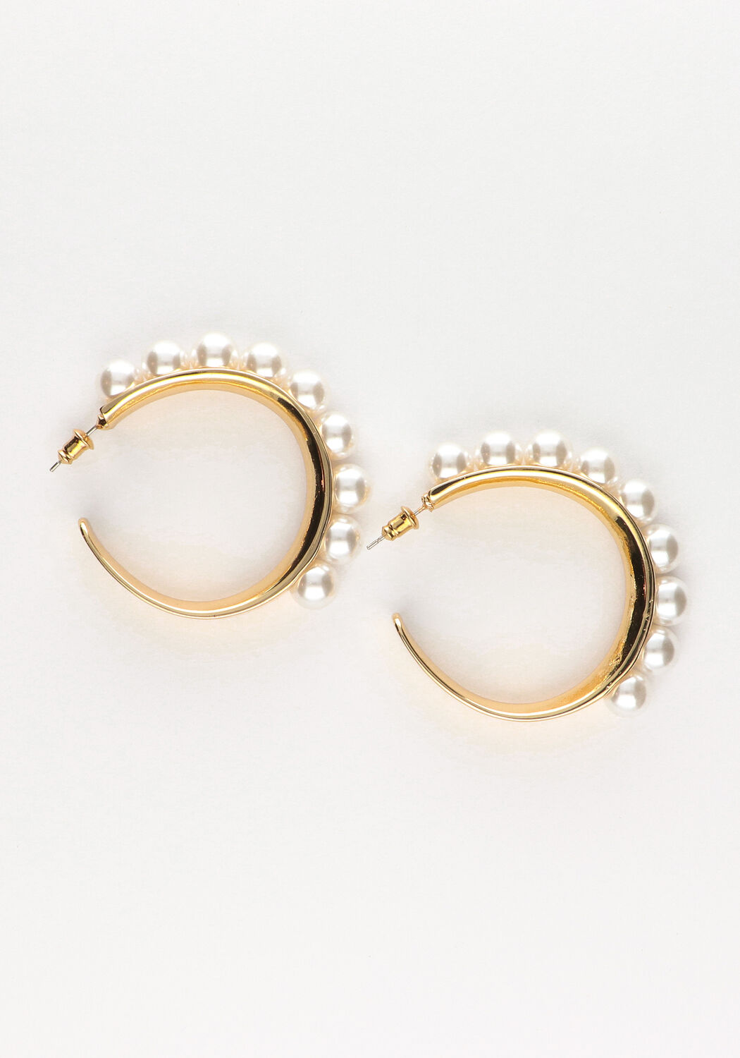 Goudkleurig NOTRE-V Oorbellen OORBEL PARELS BUITENKANT GROOT