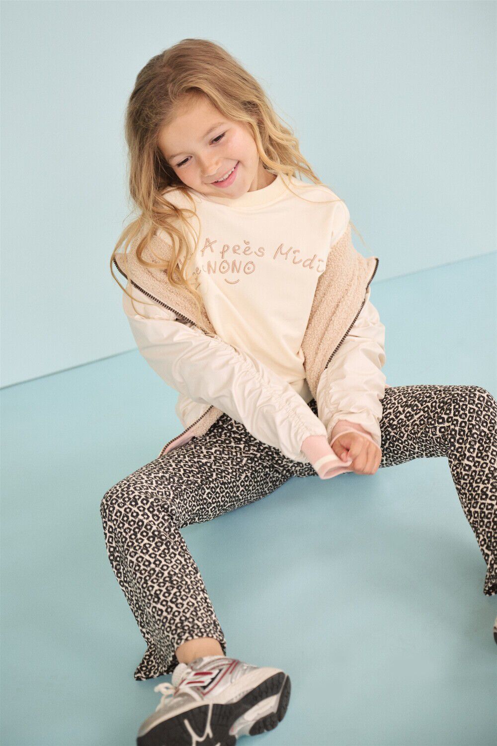 NONO Meisjes Jassen Beau Reversible Jacket Ecru