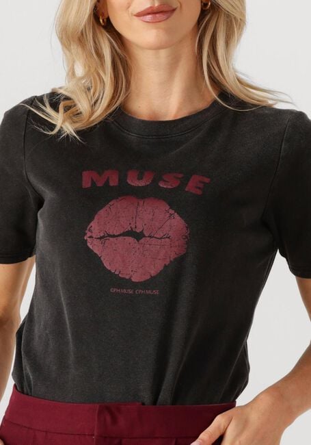 Antraciet COPENHAGEN MUSE Top CMMUSE-TEE - large