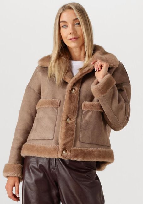 Bruine STUDIO AR Faux fur jas FAJE - large