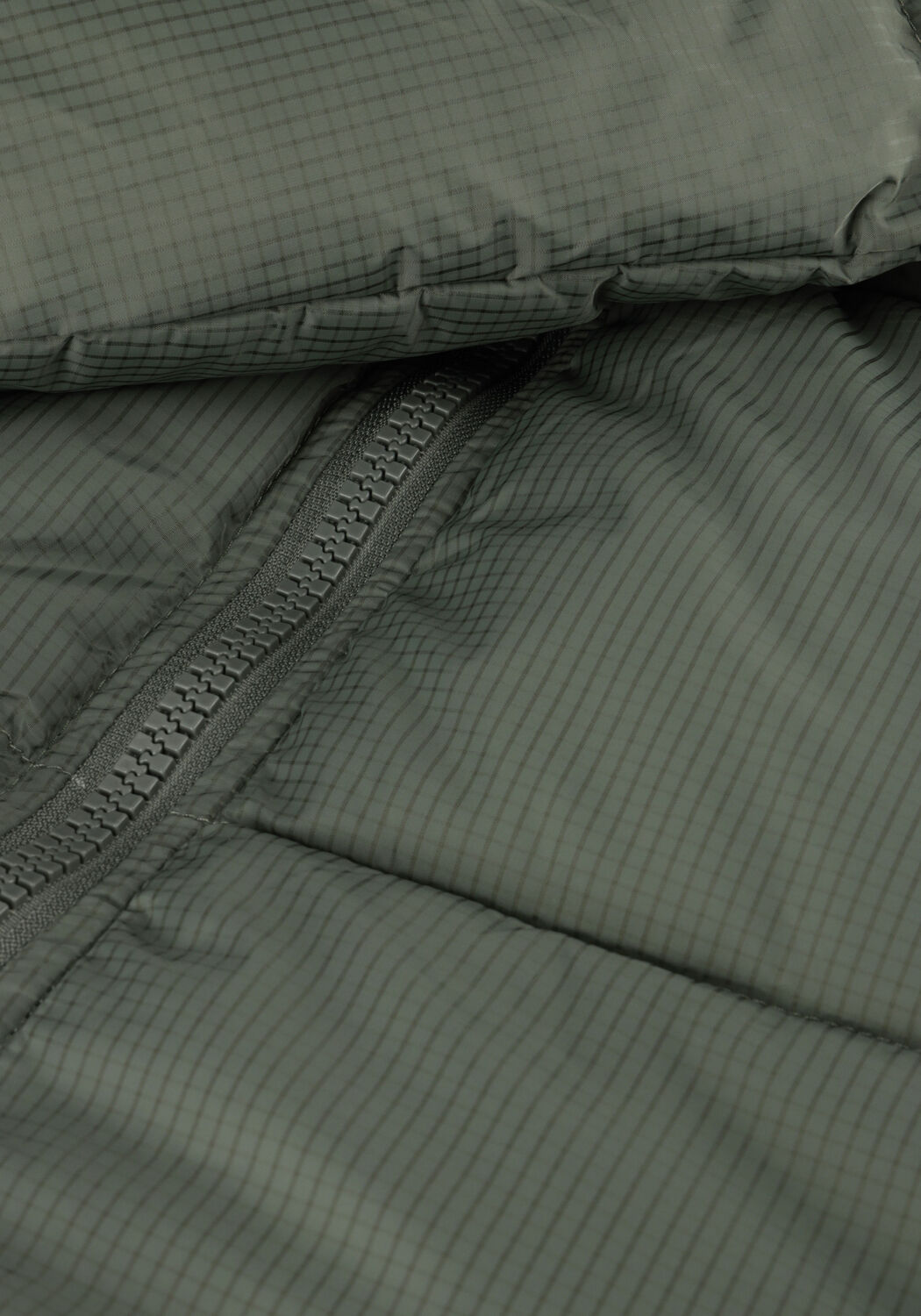 Groene ANOTHER LABEL Gewatteerde jas MILLE LONG PUFFER - large