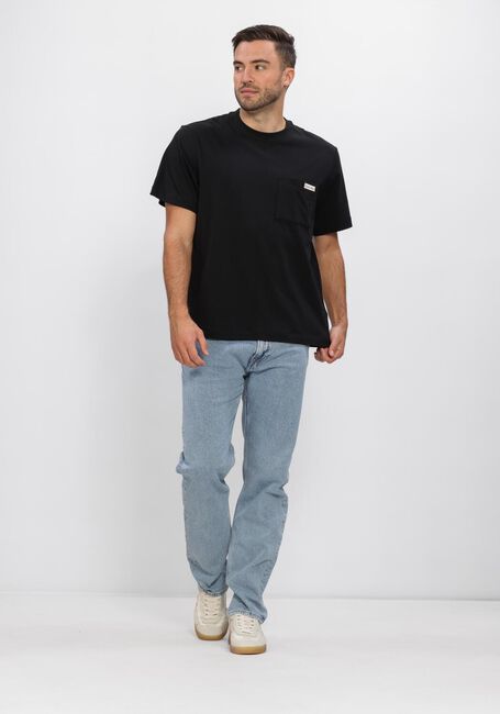 Lichtblauwe CALVIN KLEIN Straight leg jeans STANDAD STRAIGHT ADAM LT STONE - large