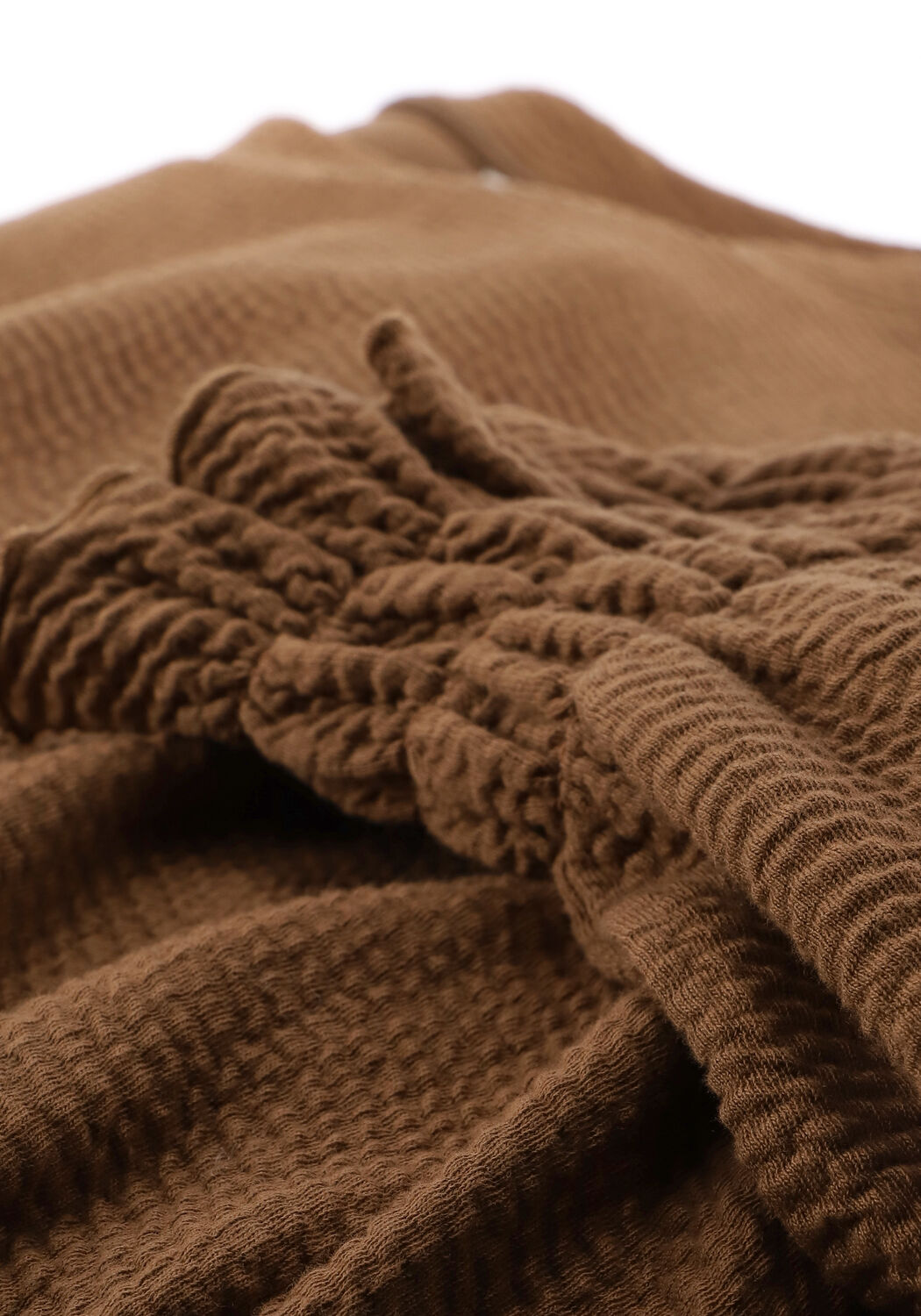 Bruine OBJECT Trui TAYLOR LS PULLOVER - large