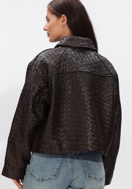 Bruine SECOND FEMALE Jack VERMONT LEATHER JACKET - large