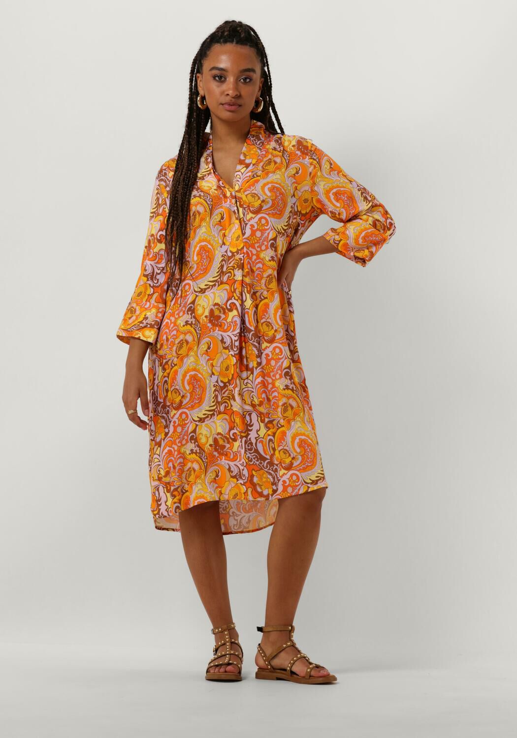 Dea Kudibal Kleurrijke Midi Jurk voor Zomer Multicolor Dames
