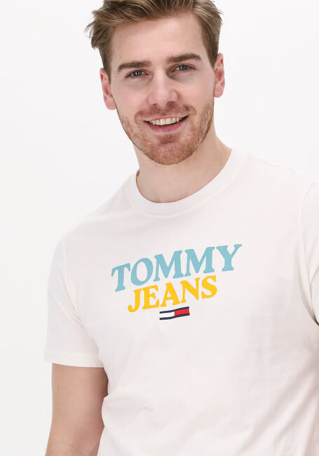 Witte TOMMY JEANS T-shirt TJM ENTRY GRAPHIC TEE - large