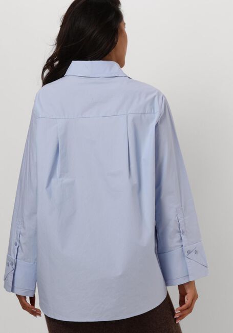 Lichtblauwe NEO NOIR Blouses HESTHER POPLIN SHIRT - large