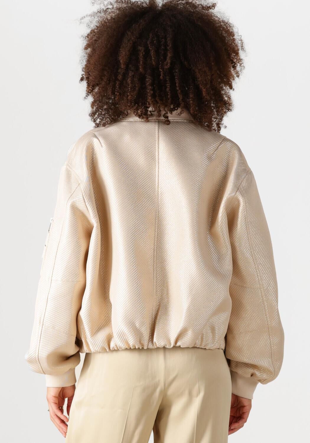BEAUMONT Dames Jassen Goldie Bomber Jacket Beige