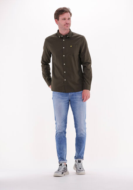 Olijf LYLE & SCOTT Casual overhemd REGULAR FIT LIGHT WEIGHT OXFORD SHIRT - large