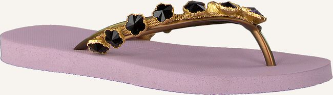 Paarse UZURII Teenslippers BLACK FLOWER Paarse UZURII Teenslippers BLACK FLOWER - large