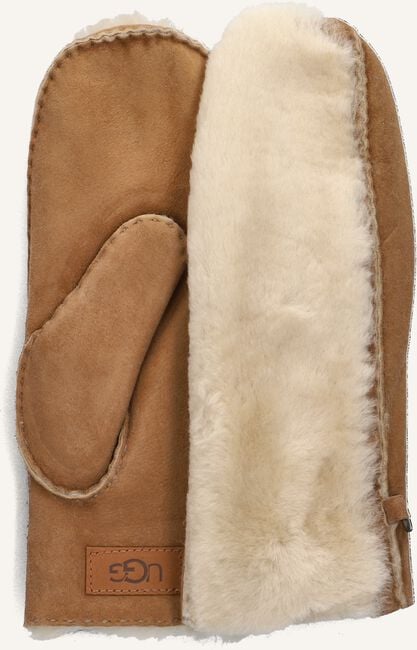 Cognac UGG Handschoenen EXPOSED SHEEPSKIN MITTEN Cognac UGG Handschoenen EXPOSED SHEEPSKIN MITTEN - large