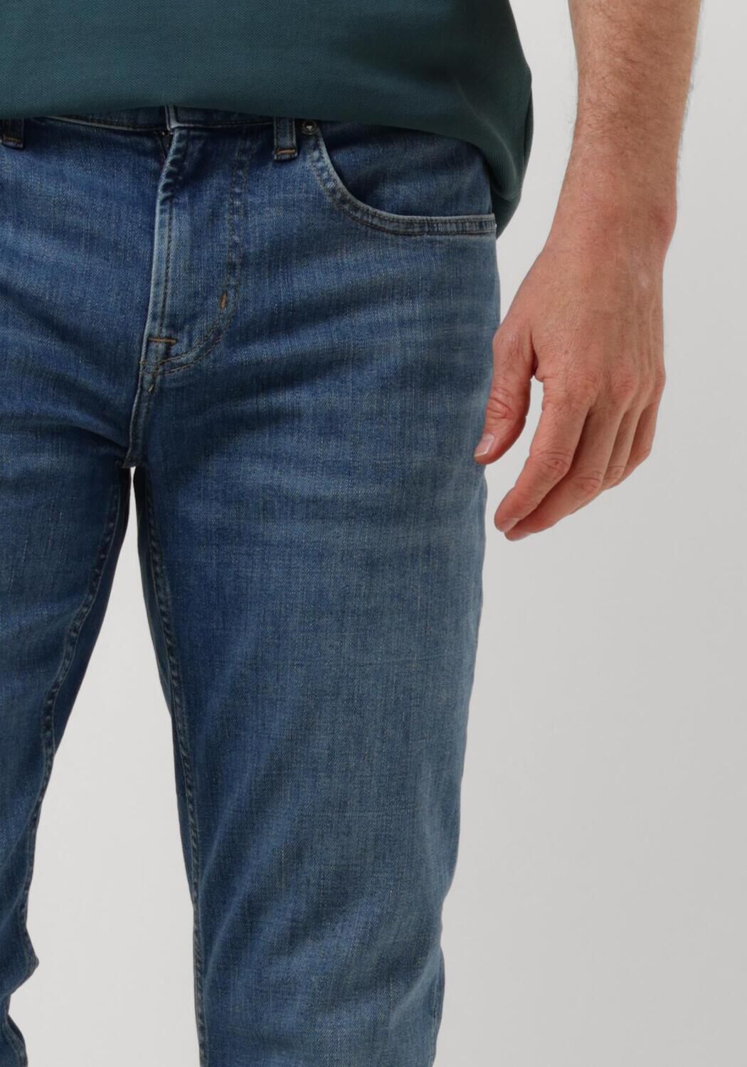 7 FOR ALL MANKIND Heren Jeans Slimmy Tapered Blauw
