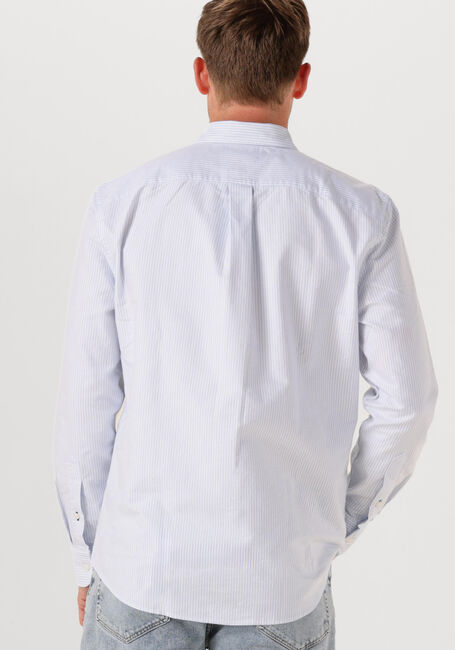 Lichtblauwe TOMMY HILFIGER Casual overhemd HERITAGE OXFORD STRIPE RF SHIRT - large