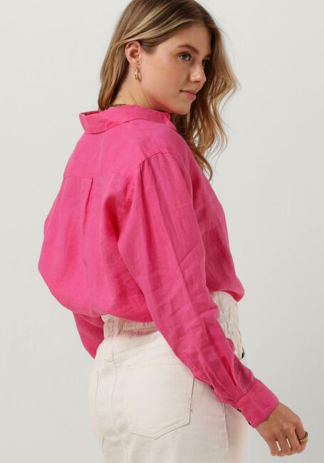 Roze SCOTCH & SODA Blouses OVERSIZED LINEN SHIRT - large