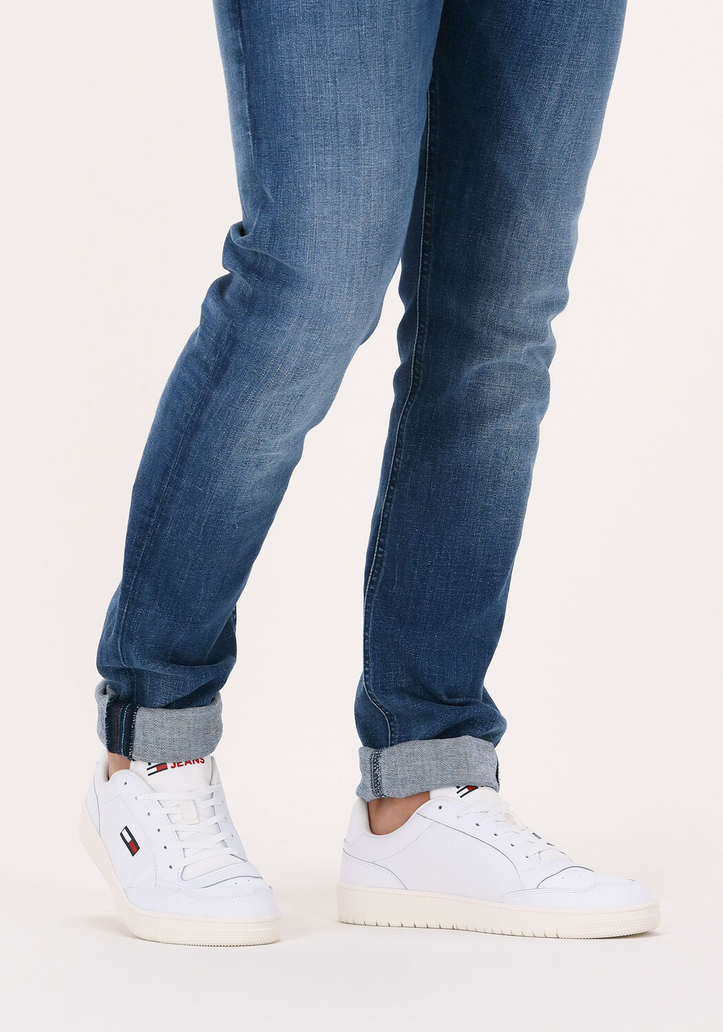 Witte TOMMY JEANS Lage sneakers CITY CUPSOLE - large