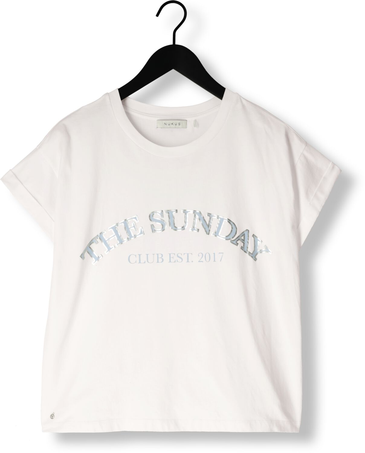 NUKUS Dames Tops & T-shirts Meike Shirt The Sunday Wit