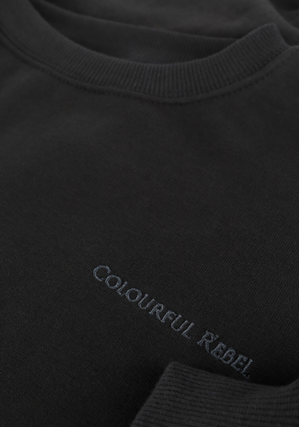 Grijze COLOURFUL REBEL Sweater UNI DROPPED SHOULDER SWEAT - large