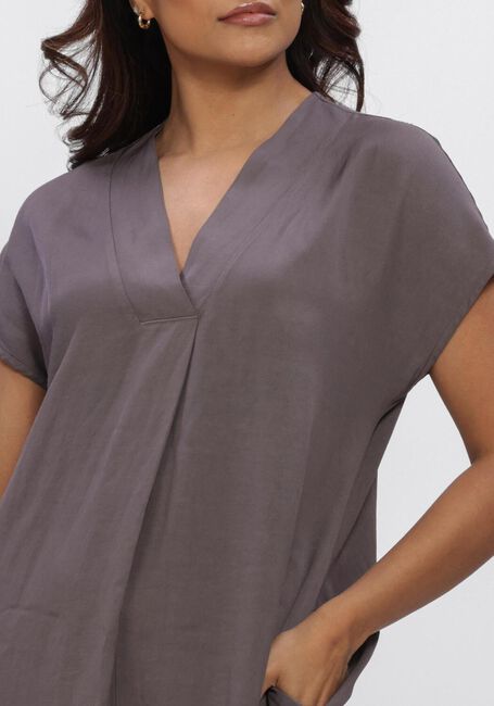 Grijze SIMPLE Jurken SHORT SLEEVE DRESS - large