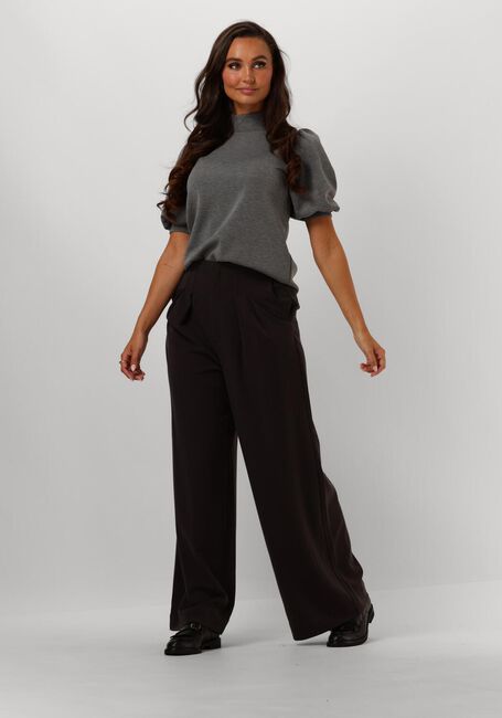 Grijze MY ESSENTIAL WARDROBE Pantalon SILLEMW HIGH PANT - large