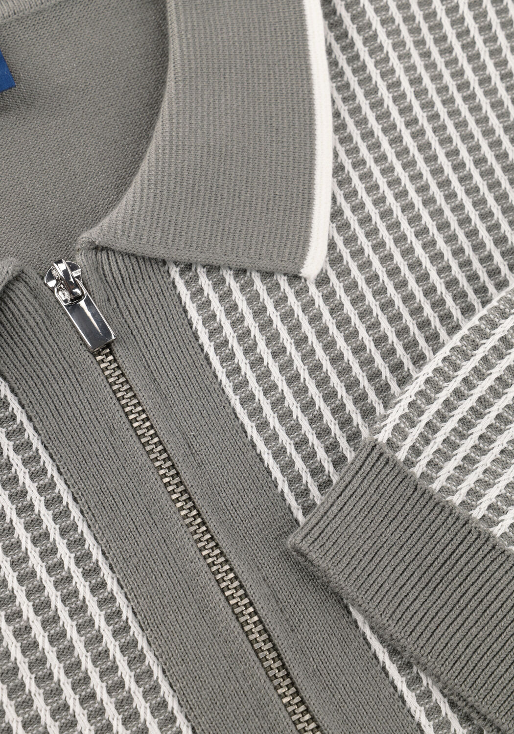 Groene BLUE INDUSTRY Polo KNITTED POLO SHORT SLEEVE - large