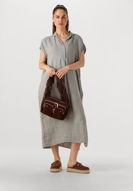 Grijze PENN & INK Maxi jurk DRESS - large