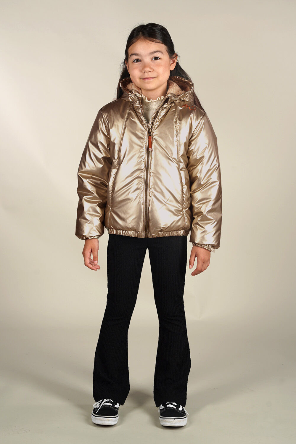 MOODSTREET Meisjes Jassen Winterjacket Jet Goud