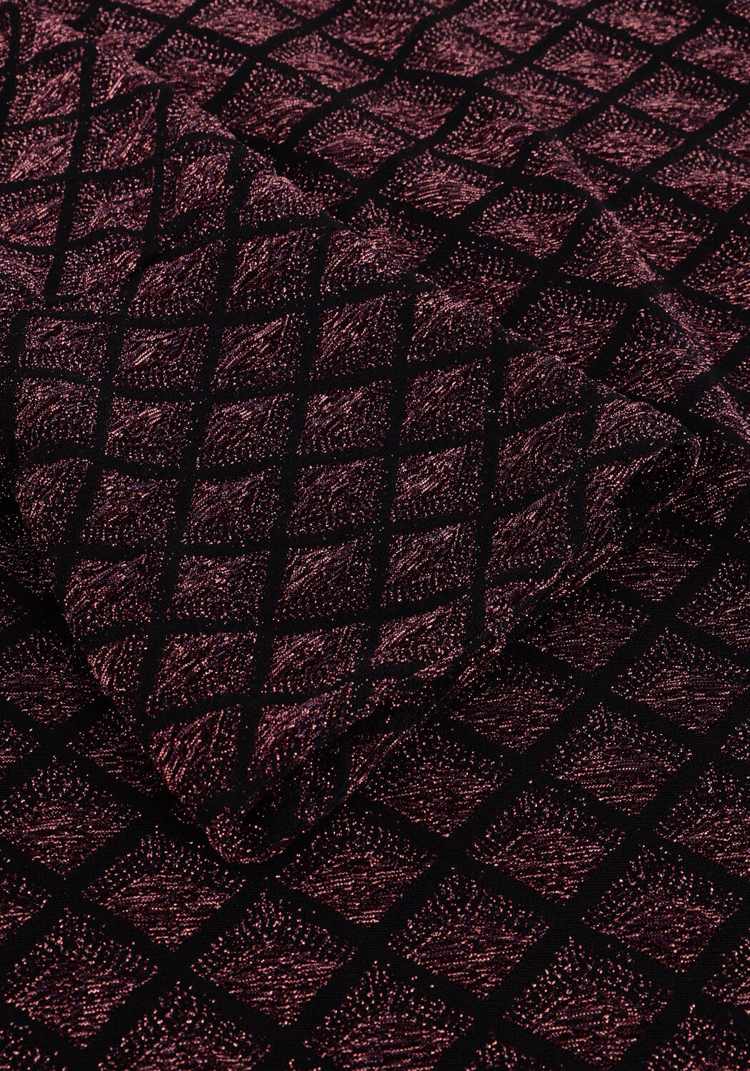 Bordeaux ANA ALCAZAR Mini jurk DRESS DROP BACK - large