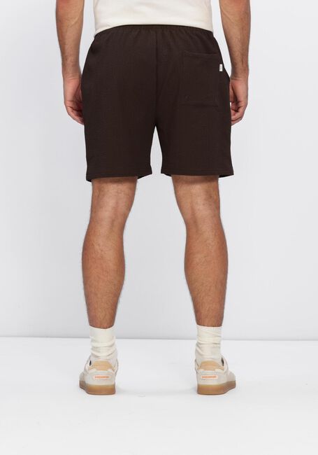 Bruine LES DEUX Zwembroeken STAN SEERSUCKER SWIM SHORTS - large