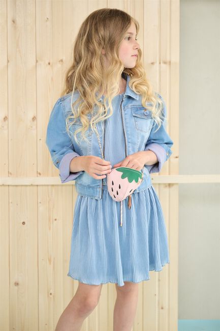 Lichtblauwe NONO Spijkerjas DONET DENIM JACKET - large