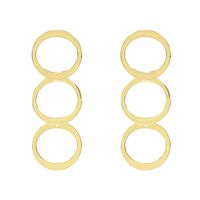 Gouden MY JEWELLERY Oorbellen CIRCLES EARRINGS - medium