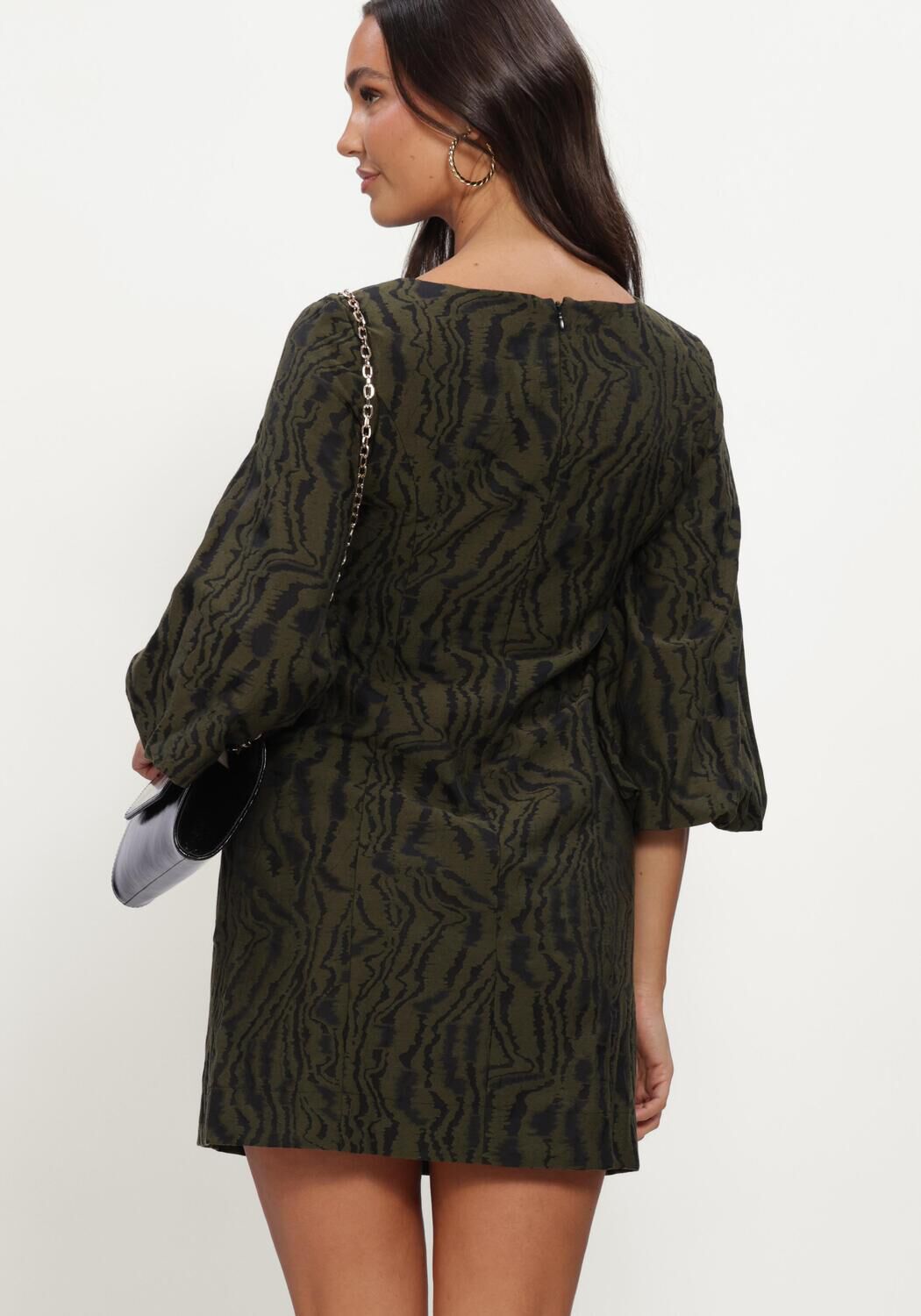 Y.A.S. YAS Dames Jurken Yasolivine 3 4 Dress Groen