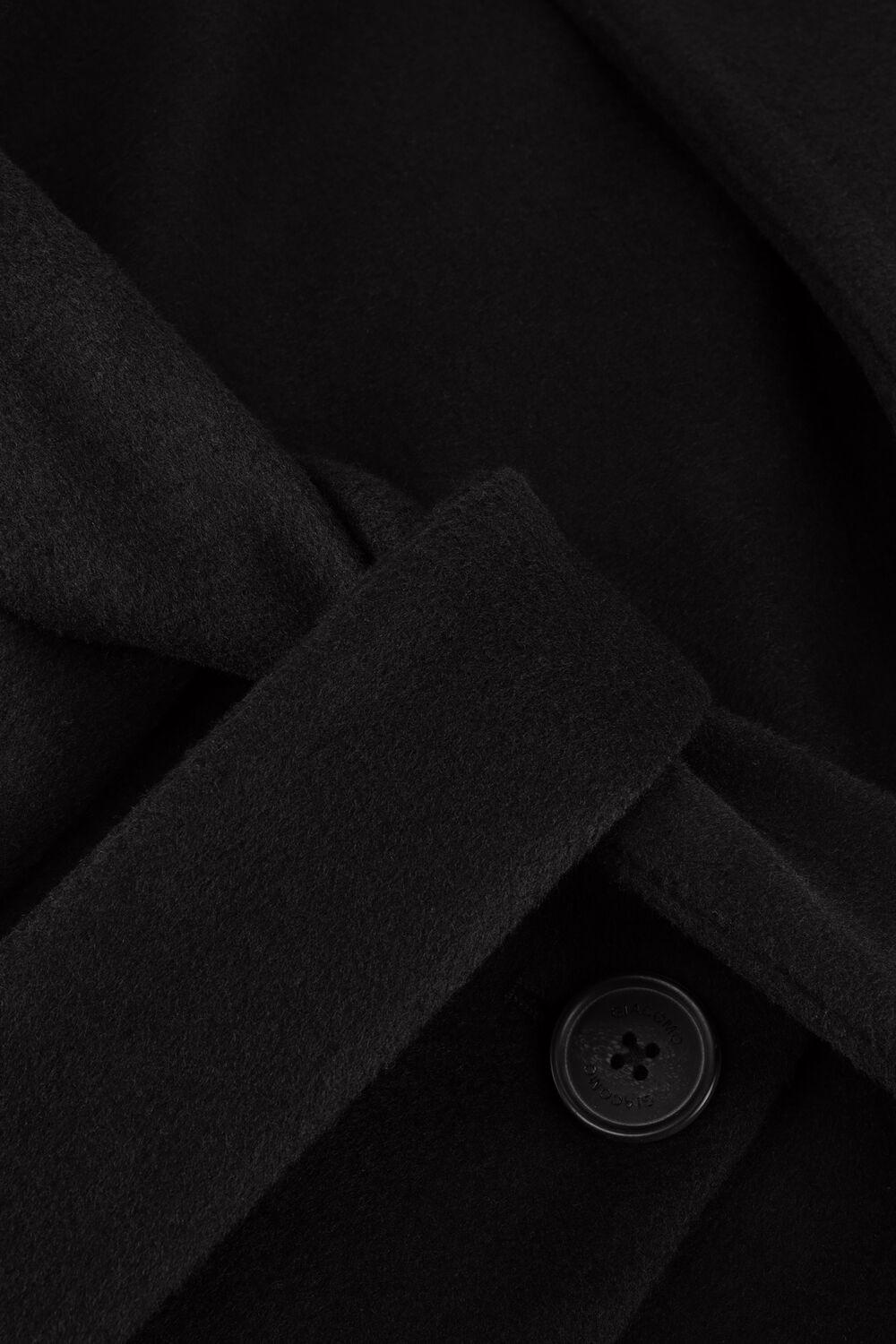 Zwarte GIACOMO THE JACKET Mantel 6618736 - large