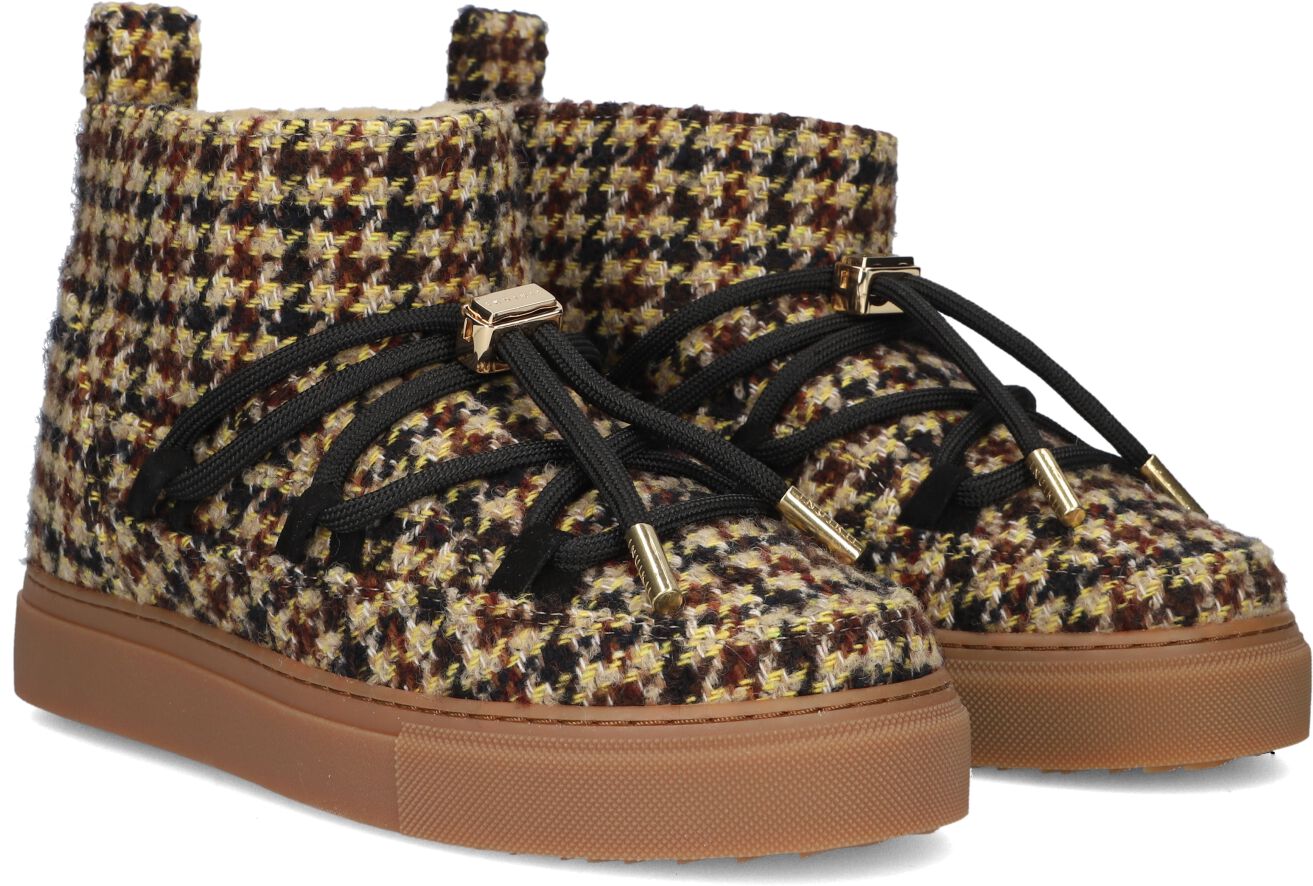 INUIKII Multicolor Laarzen Plaid Low