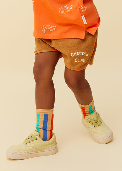 Multi Sproet & Sprout Sokken SOCKS MULTI STRIPE GREEN - large