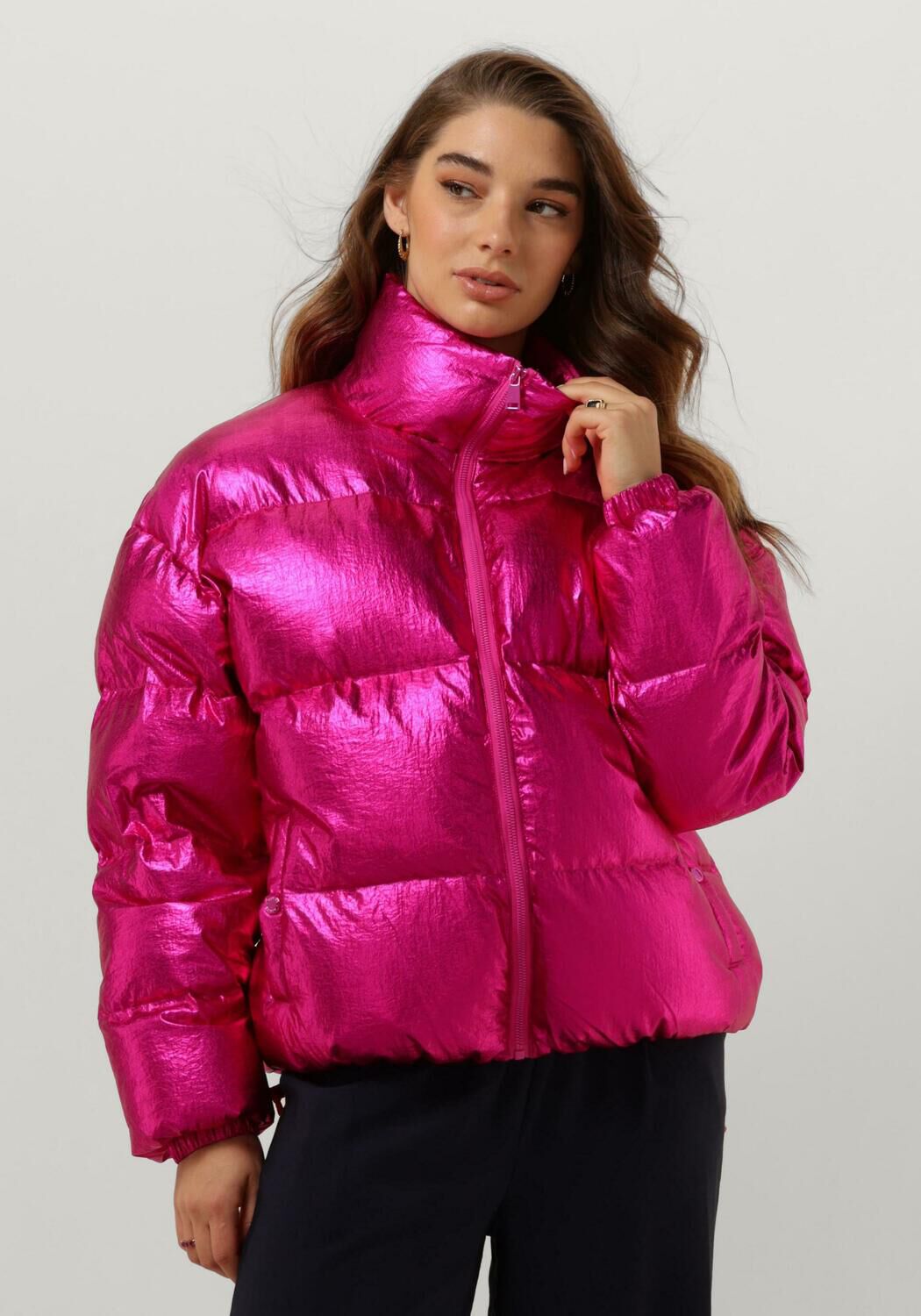 JANICE Dames Jassen Puffer Jas Dames Jax Fuchsia