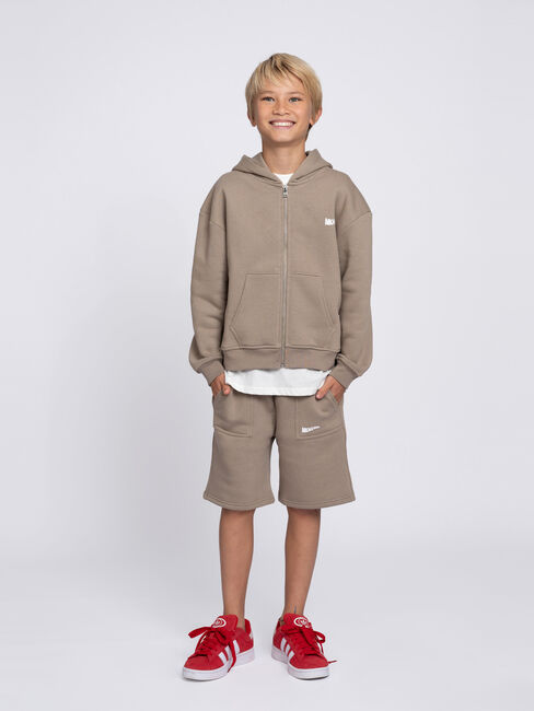 Taupe NIK & NIK Korte broek ROCCO SWEATSHORTS - large