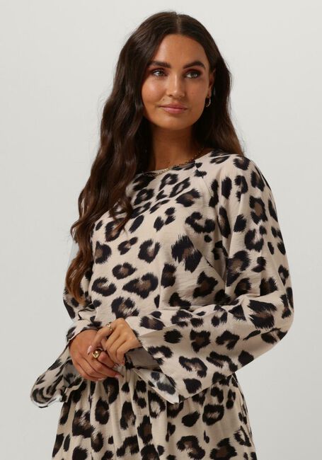 Bruine MSCH COPENHAGEN Blouses MSCHMANISA TAILA TOP AOP - large