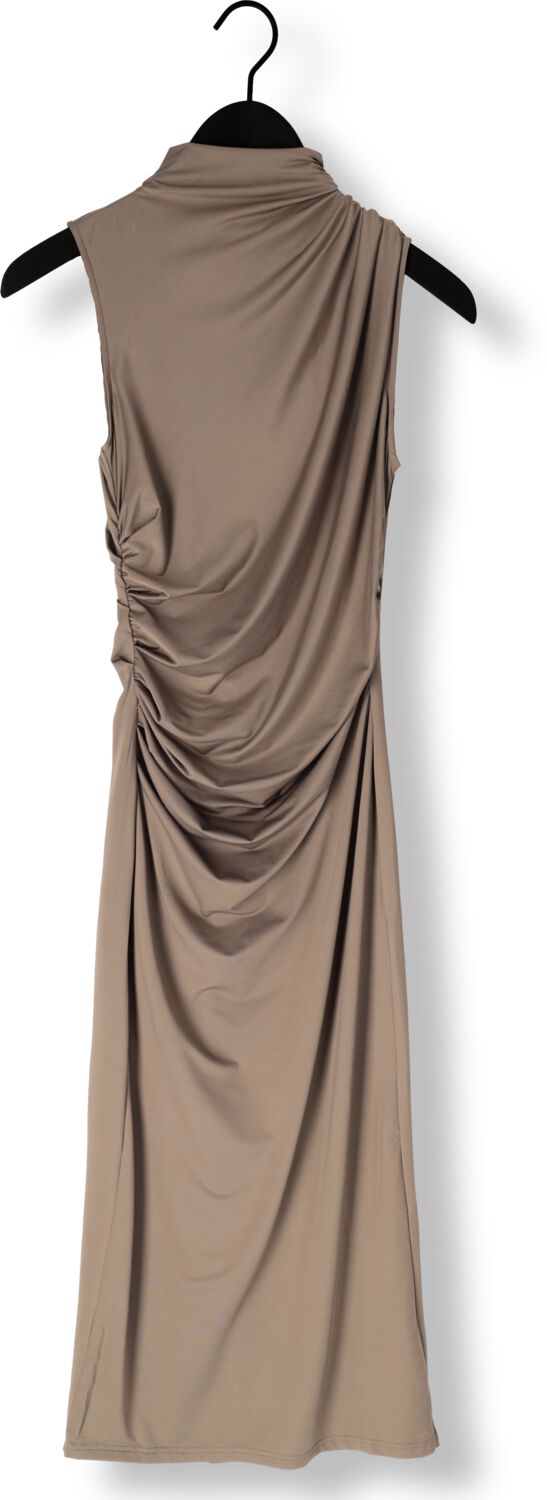 ROSEMUNDE Dames Jurken Billie Sl Long Drape Dress Taupe