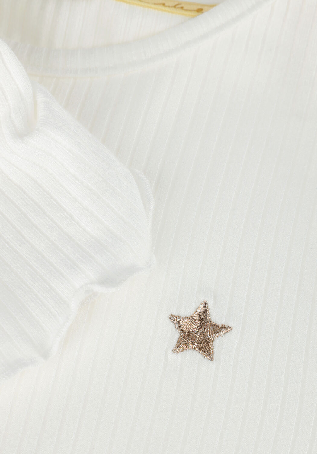 Witte LIKE FLO T-shirt ELISE FLO GLITTER TOP - large