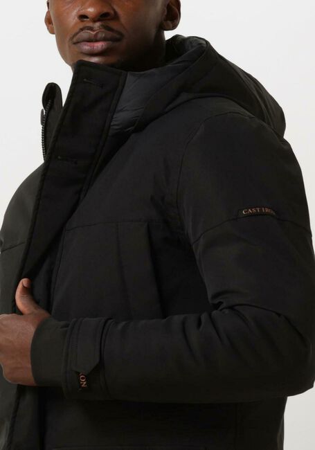 Zwarte CAST IRON Parka's PARKA JACKET HIGH TWILL RAMTURE - large