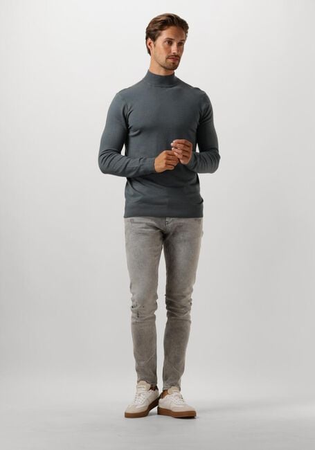 Blauwe PURE PATH Coltrui REGULAR FIT KNITWEAR MOCKNECK801 - large