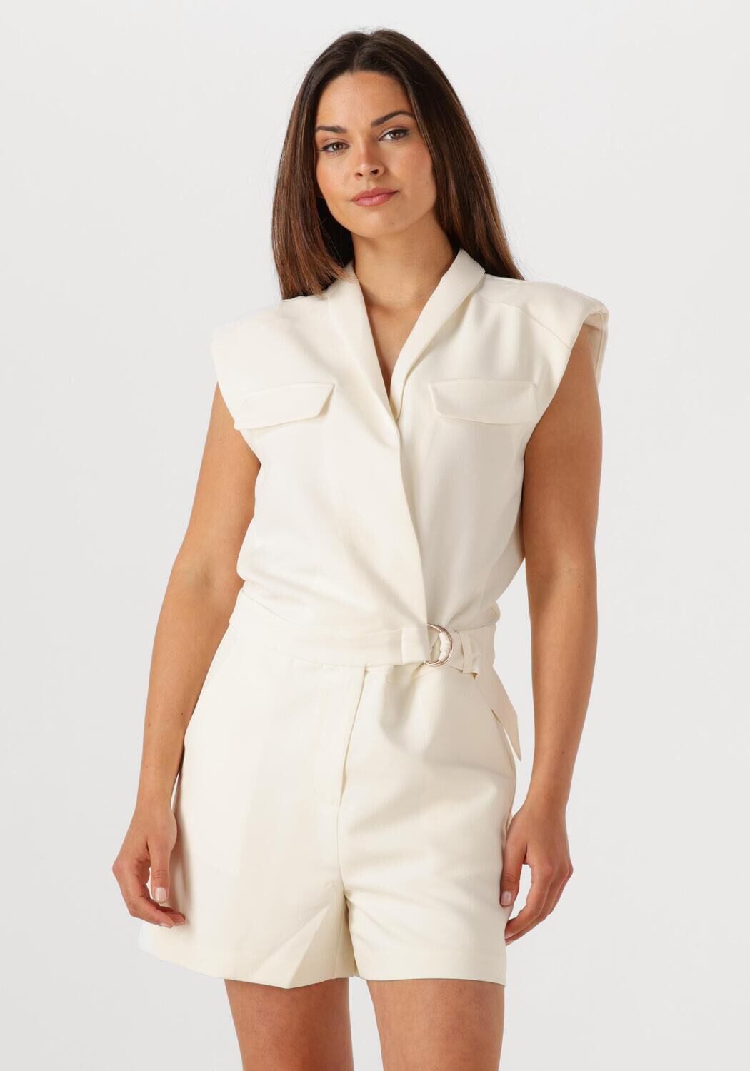 AAIKO Dames Jumpsuits Megan Pes 546 Wit