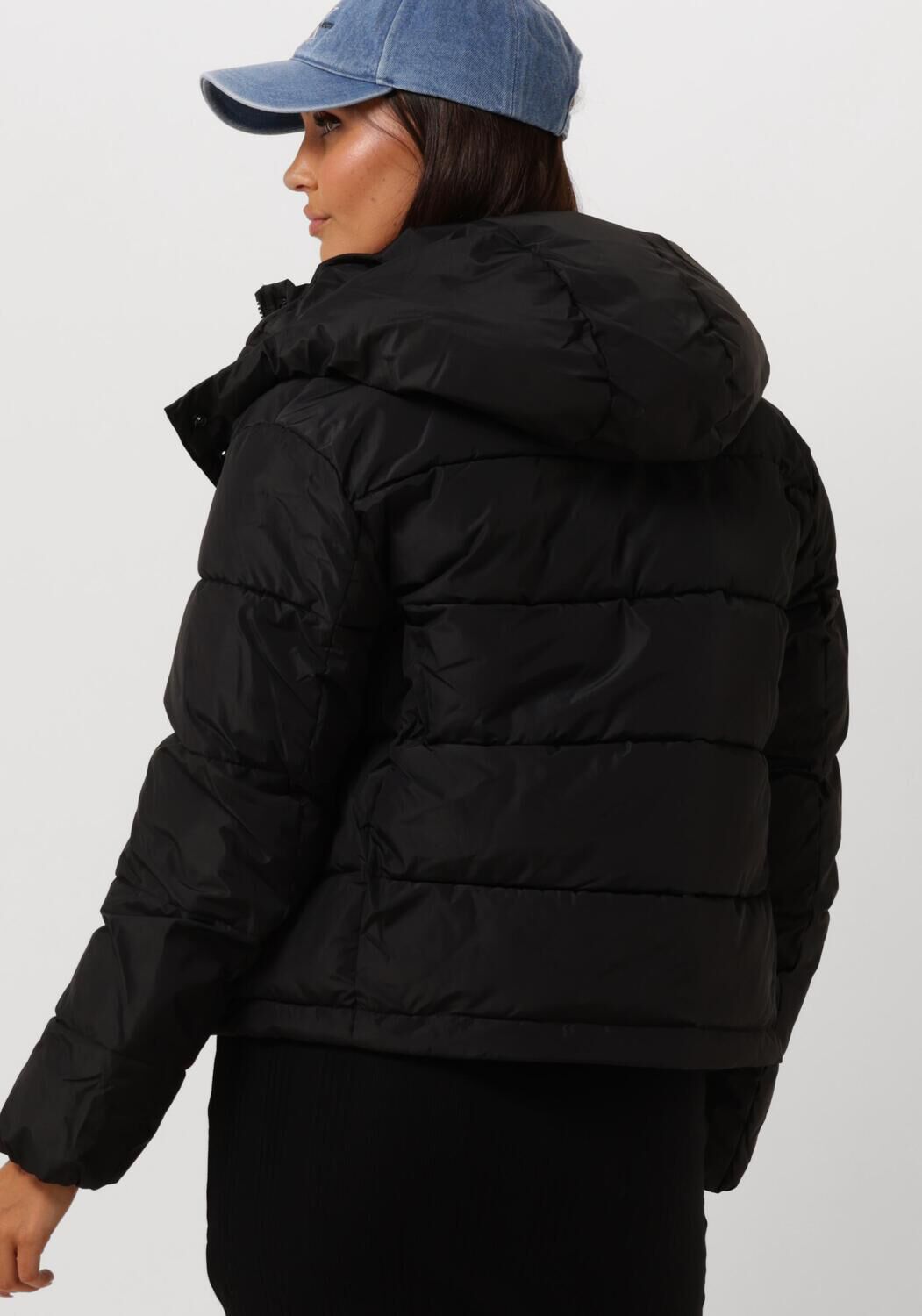 CALVIN KLEIN Dames Jassen Matte Monologo Nd Short Puffer Zwart