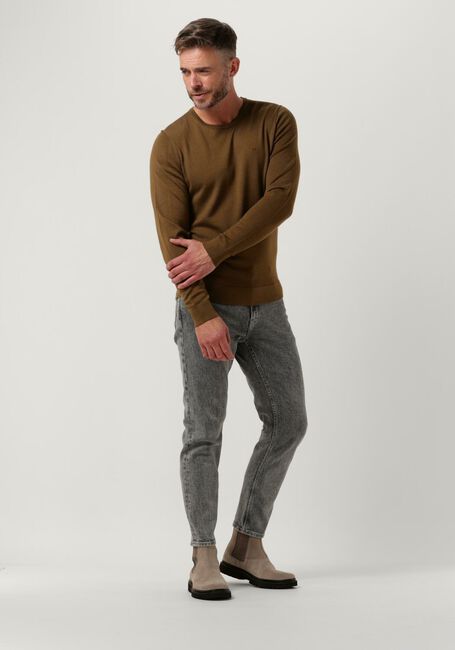 Olijf CALVIN KLEIN Sweater SUPERIOR WOOL CREW NECK SWEATER - large