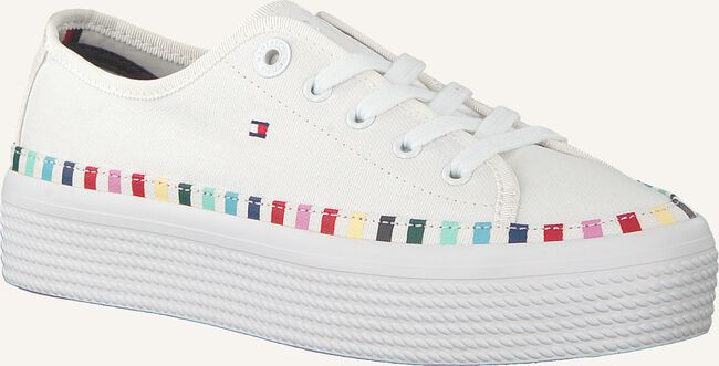 Witte TOMMY HILFIGER Lage sneakers RAINBOW PLATFORM Witte TOMMY HILFIGER Lage sneakers RAINBOW PLATFORM - large