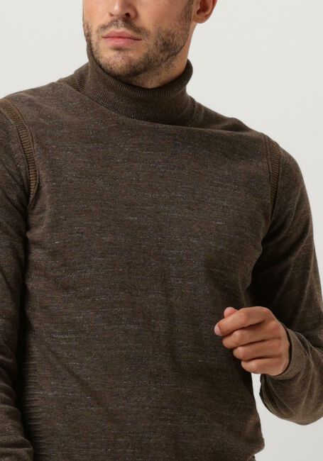 Bruine CAST IRON Coltrui TURTLENECK COTTON HEATHER PLATED - large