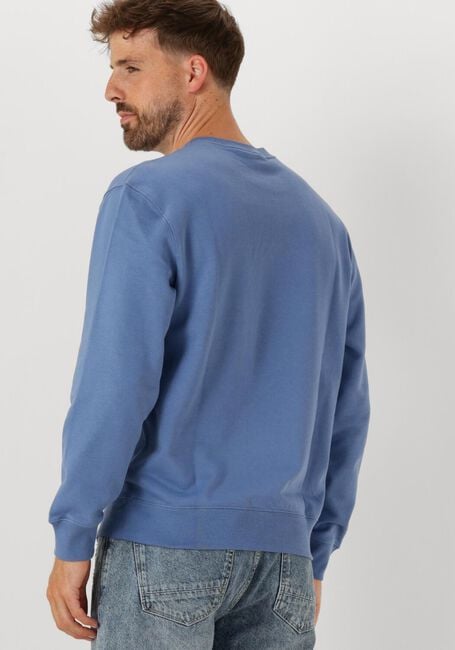 Blauwe CALVIN KLEIN Sweater LS EU BADGE 350TERRY CN SWTSHRT - large