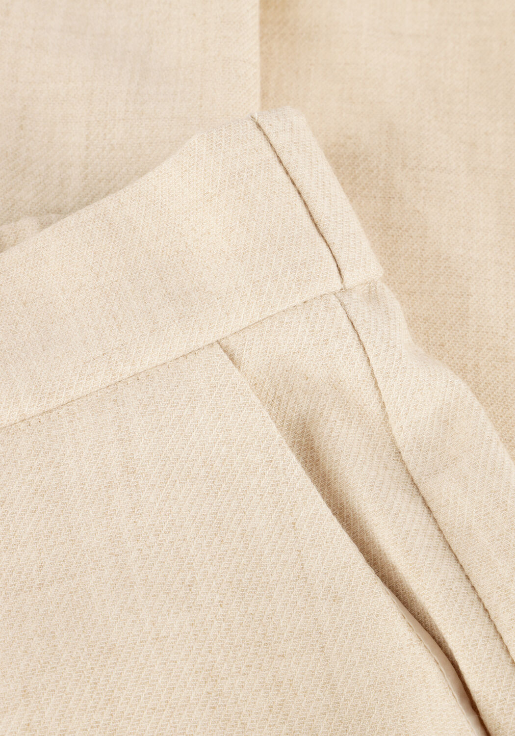 Beige NEO NOIR Wijde broek EMMETT MELANGE PANTS - large