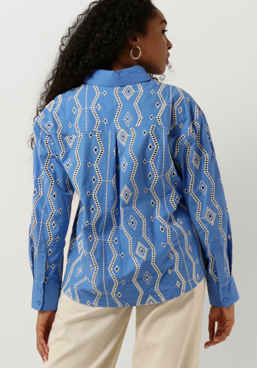 SUNCOO Dames Blouses Lydia Lichtblauw