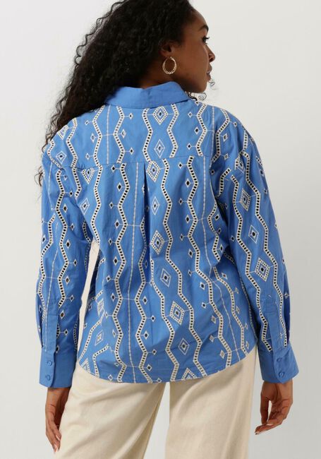 Lichtblauwe SUNCOO Blouses LYDIA - large
